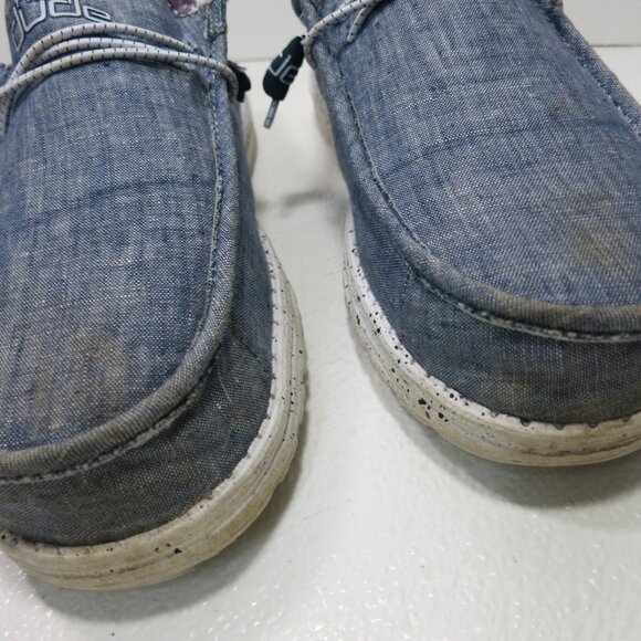 Hey Dude Wally Cloth Casual Comfort Men’s Footwear Oxfords Men's Shoes Size 12 - Picture 7 of 7